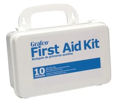 Graham Field Stocked First Aid Kit – 10 person