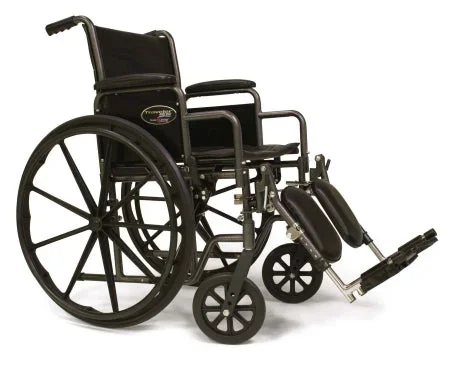 Graham-Field Traveler SE Wheelchair Desk Length Arm Removable Arm Style Mag Wheel Black 20 Inch Seat Width 250 lbs. Weight Capacity – 3E010330