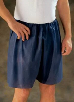 Graham Medical Products MediShorts Exam Shorts Small / Medium Navy Blue Nonwoven Adult Disposable – 10000
