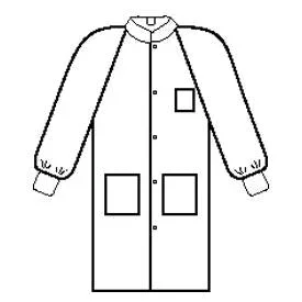 Halyard Health 3 Layer Basic Lab Coats – 25 Per Case