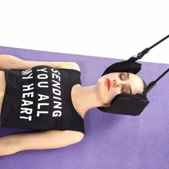 Hammock Neck Massager, stand for Neck Traction, Hamac cervicales to Reduce Neck Pain Relief Relaxation