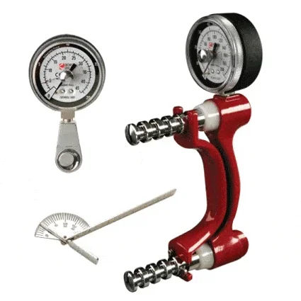 Hand Evaluation Set, Dynamometer, Pinch Gauge & Finger Goniometer