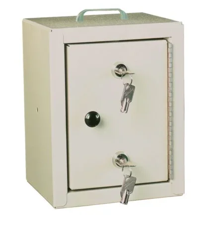 Harloff Narcotic Cabinet Wall Mount Heavy-Duty 20 Gauge Steel Double Lock – 2810AQ