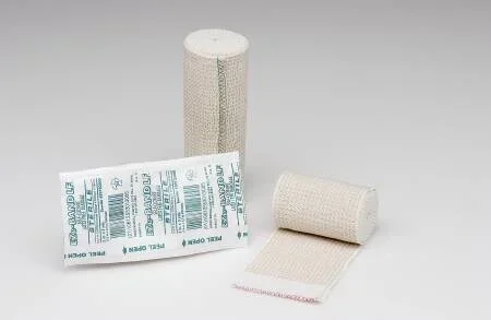 Hartmann EZe-Band LF Elastic Bandage 3 Inch X 5 Yard Standard Compression Double Hook and Loop Closure Tan Sterile – 59730000