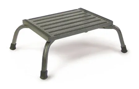 Hausmann Industries Step Stool Bariatric 1-Step Aluminum 8 Inch – 2038