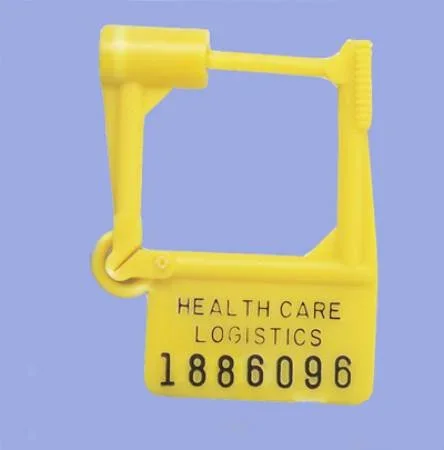 Health Care Logistics Health Care Logistics Padlock Seal Numbered Yellow Plastic 1-1/2 X 1-7/8 Inch – 7903