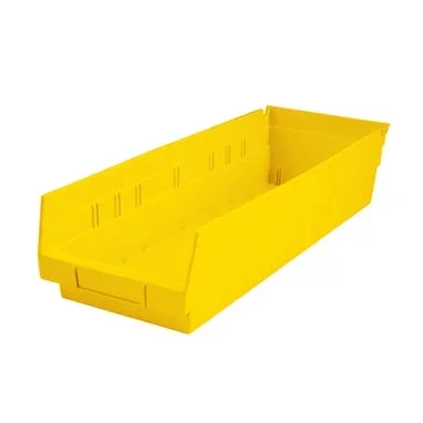 Health Care Logistics Health Care Logistics Shelf Bin Yellow Industrial Grade Polymers 4 X 6-5/8 X 17-7/8 Inch – 1455Y
