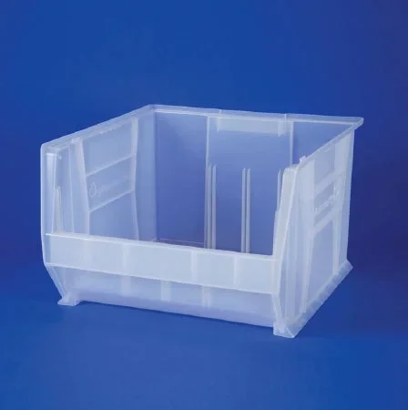 Health Care Logistics X-Large HCL Super Tough Storage Bin Clear Industrial Grade Polymers 12 X 18-3/8 X 20 Inch – 1408C