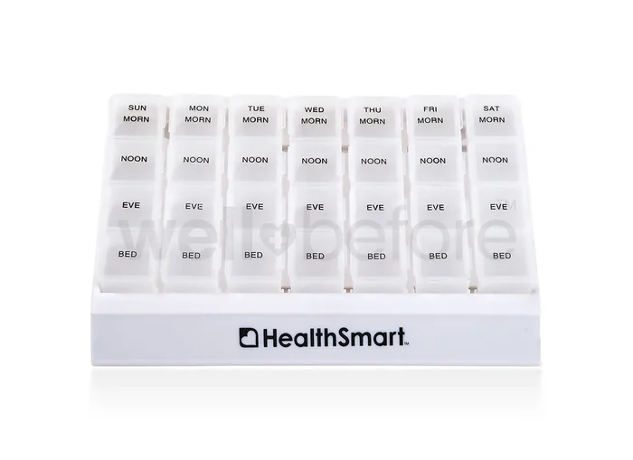 HealthSmart Weekly Pill Organizer