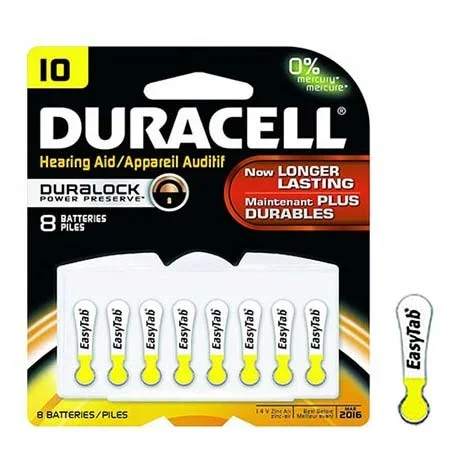 Hearing Aid Battery DA10B8ZM10