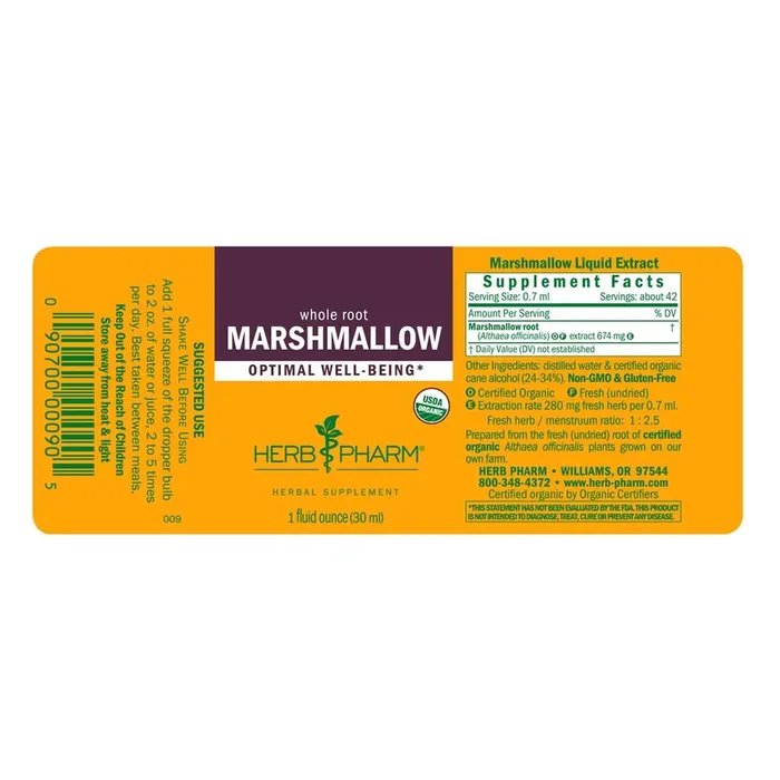 Herb Pharm Marshmallow Root Extract (1 fl oz) #31044
