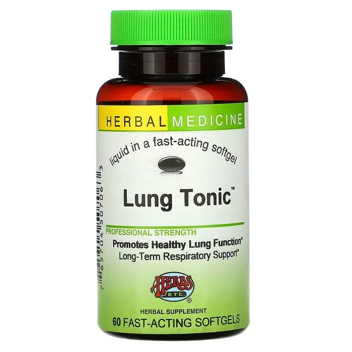 Hierbas, etc., tonic pulmonar, 60 género de acción rápida