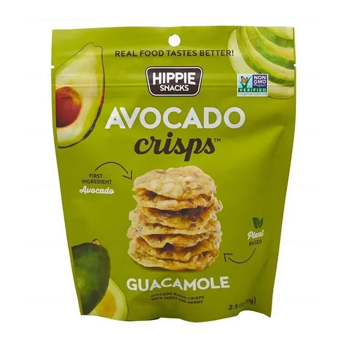 Hippie Snacks Avocado Crips Guacamole 2.5Oz