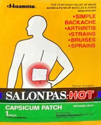 Hisamitsu America Salonpas Hot Topical Pain Relief 0.025% Strength Capsaicin Patch 1 Each – 46581070001