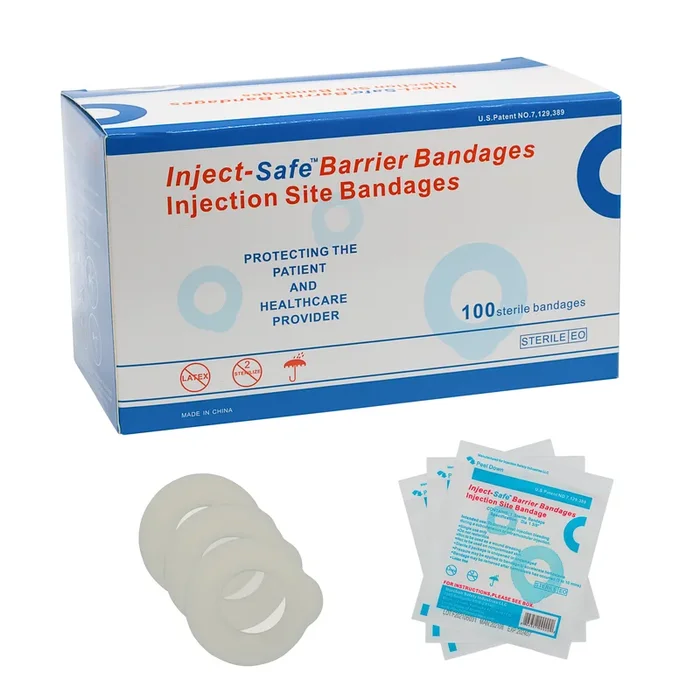 HTL-STREFA Adhesive Barrier Strip Inject Safe Bandage 1-3/8 Inch Round