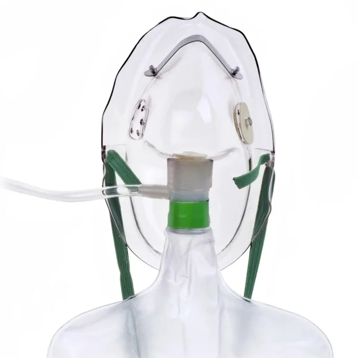Hudson RCI Adult Non-Rebreathing Oxygen Mask with Safety Vent and 7′ Tubing