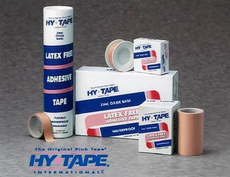 Hy-Tape International Hy-Tape Medical Tape Waterproof Zinc Oxide-Based Adhesive 1/2 Inch X 5 Yard Pink NonSterile – 5LF