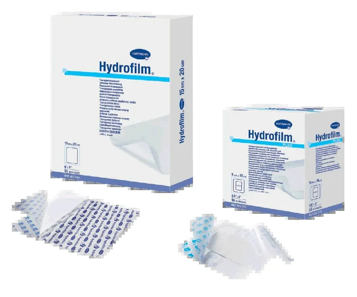 Hydrofilm Plus Standard Transparent Film Dressing 3-1/2″ x 4″