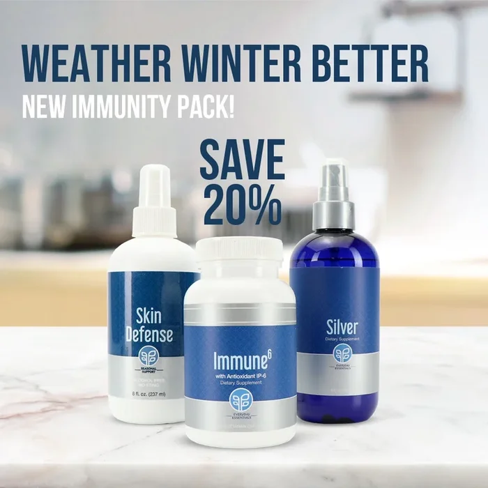 IMMUNITY PACK INCLUDES SKIN DEFENSE, SILVER AND IMMUNE 6
