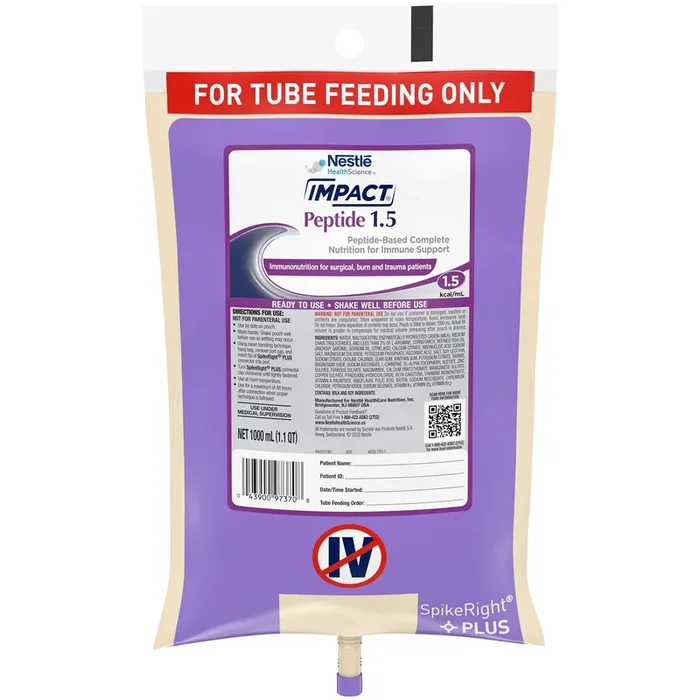 Impact Peptide 1.5 Tube Feeding Formula