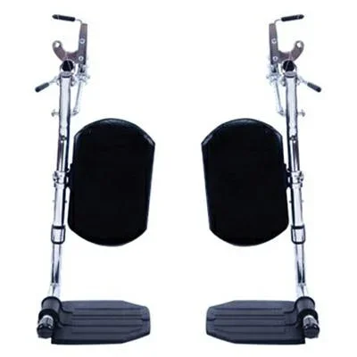 Invacare Economy Hemi Elevating Legrests without Padded Calf