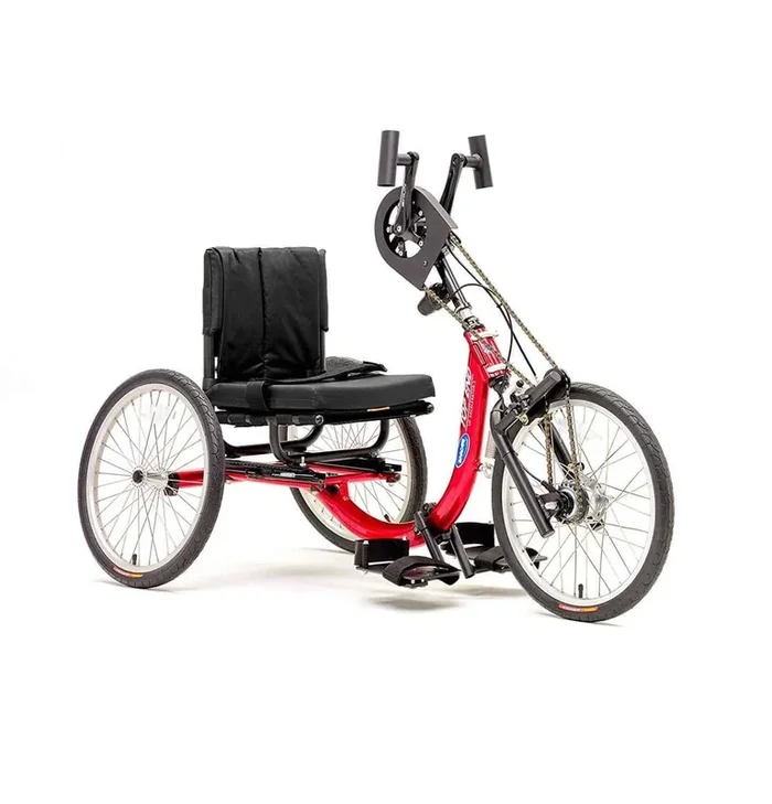 Invacare Top End Little Excelerator 2 Stock Hand Cycle – Candy Apple Red