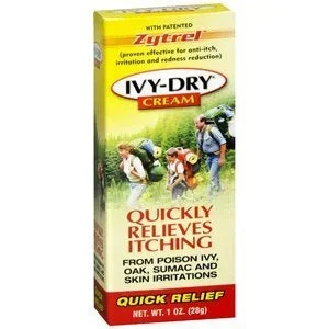 Ivy Corporation Ivy-Dry Itch Relief 10% – 2% Strength Cream 1 oz. Tube – 12126010201