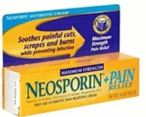 J & J Sales Neosporin + Pain Relief First Aid Antibiotic with Pain Relief 1 oz. Cream Tube – 31254723779