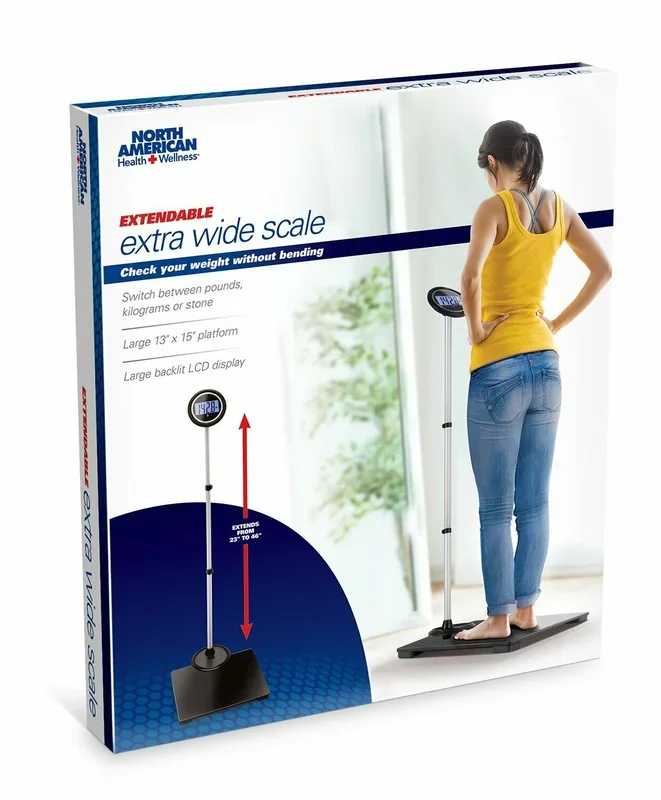Jobar® Extendable Large Display Weight Scale