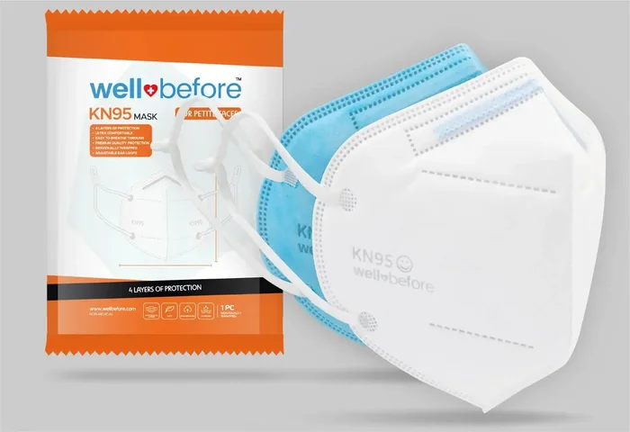 Kids KN95 Mask | Individually Wrapped, Elastic Ear Loops