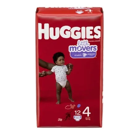 Kimberly Clark Huggies Snug & Dry Baby Diaper Tab Closure Size 4 Disposable Heavy Absorbency – 10518