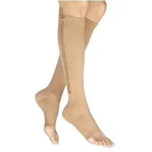 Knee-High Vairox Compression Stockings with Zipper Medium Long
