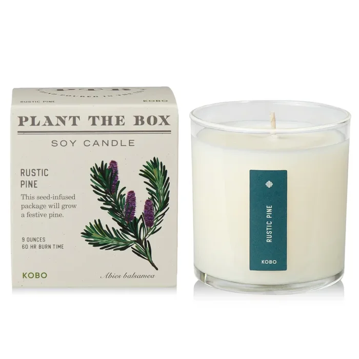 KOBO Rustic Pine Plant the Box Candle (9 oz) #10085659