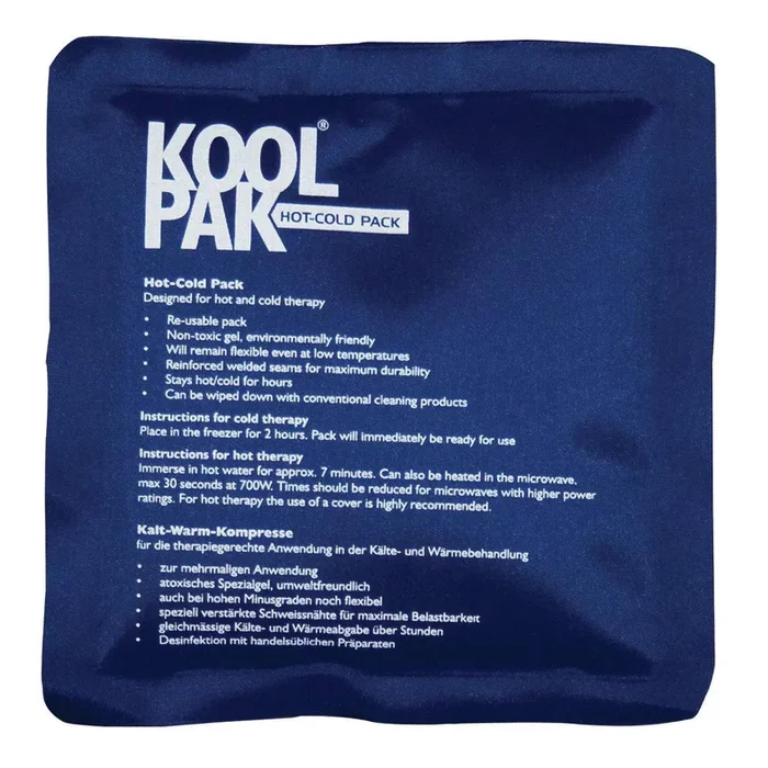 Koolpak Luxury Reusable Hot & Cold Pack – 13cm x 14cm