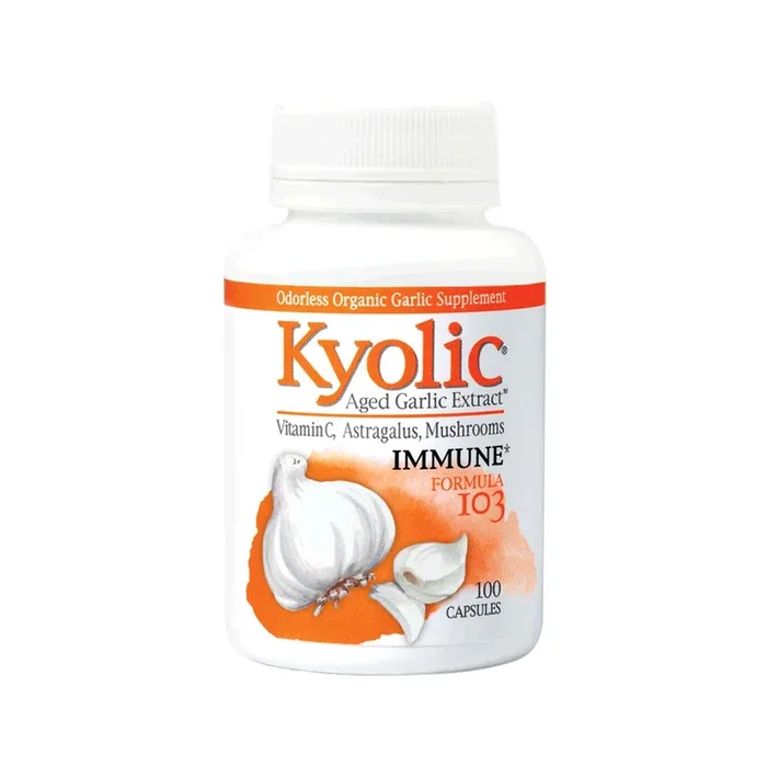 Kyolic Garlic Formula 103, Vit.C + Astragalus (100 count) #13549