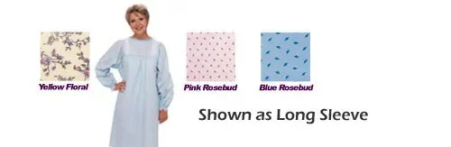 Ladylace Reusable Gown Pink Rosebud Long Sleeve