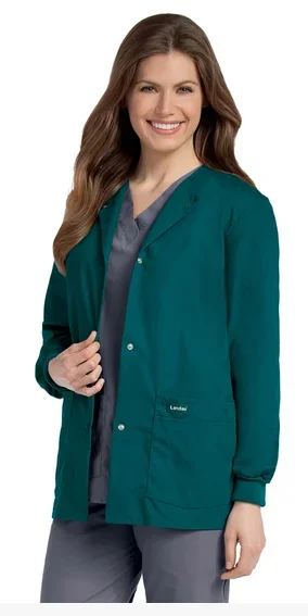 Landau Uniforms Warm-Up Jacket True Red 3X-Large Long Sleeves Hip Length – 7525TRP3XLG