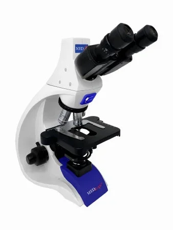 Laxco Physician Compound Microscope Med-Scope Med4-P2 Trinocular Head Infinity Corrected Plan Phase 4X / 10X / 40X / 100X Coaxial X / Y Mechanical Stage With Adjustable Tension – MED4-P2