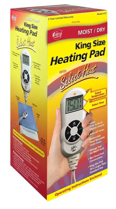 Leader Electric Moist/Dry Heating Pad, 12″ x 14″