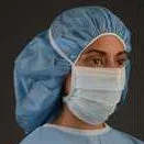 Level 1 Surgical Mask, Ties, Blue