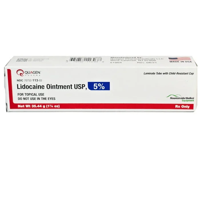 Lidocaine Ointment 5% Topical Numbing Ointment (RX)