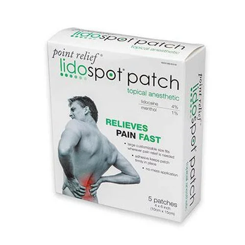 LidoSpot Pain Relieving Patch 5 Pack
