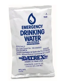 LifeSecure 4 oz Pouch Emergency Drinking Water