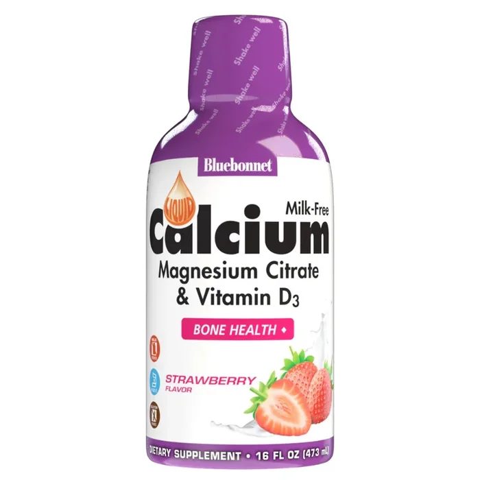 LIQUID CALCIUM MAGNESIUM CITRATE & VITAMIN D3 – Strawberry Flavor