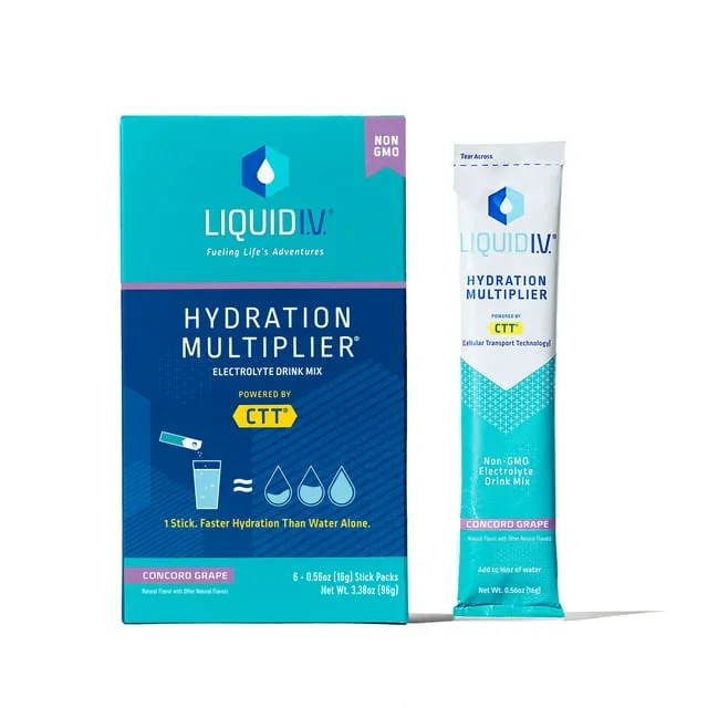 Liquid I.V. Hydration Multiplier Grape 10 Packs