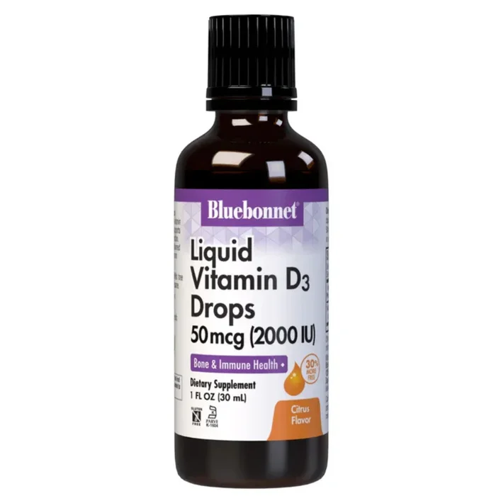 LIQUID VITAMIN D3 DROPS 50 mcg (2000 IU)