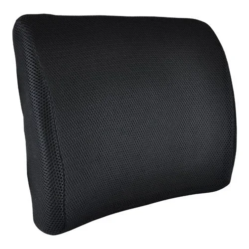 Lumbar Cushion w/Straps Black Memory Foam – Blue Jay