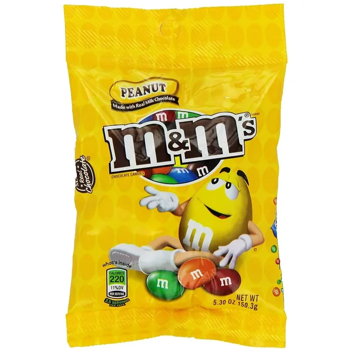 M&M’s Chocolate Candies Peanuts 5.3Oz