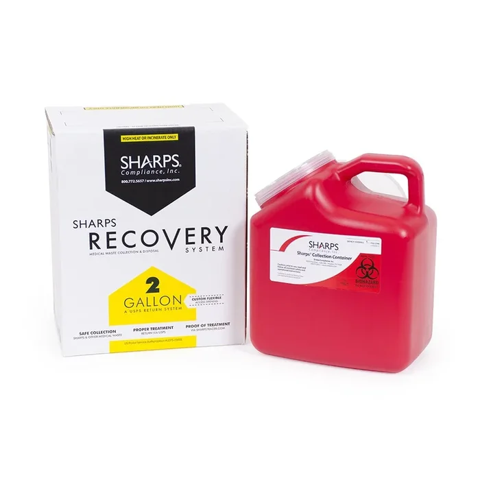 Mailback Chemotherapy Container Yellow Base 2 Gallon