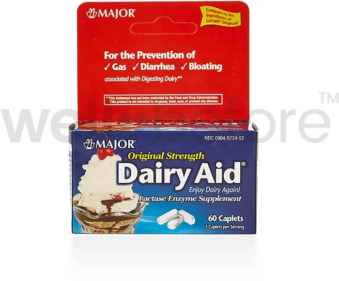 MAJOR Dairy Aid Lactase Enzyme Supplement